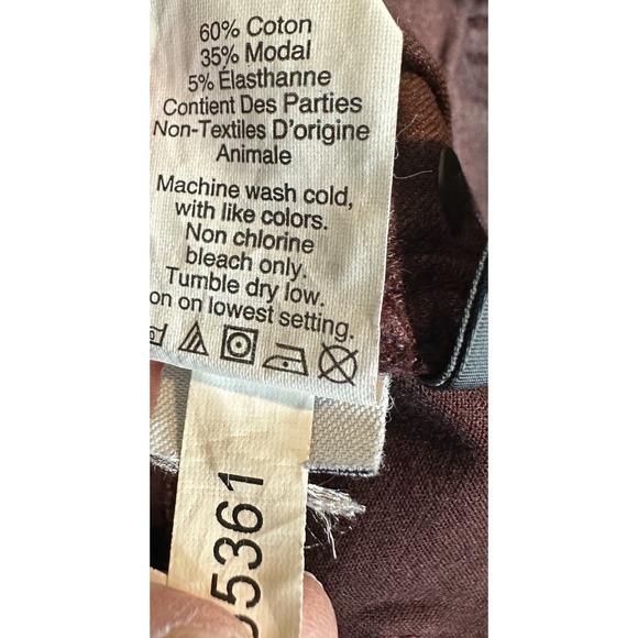 Madewell 9" High Riser Skinny Skinny Crop Jeans Womens Size 25 red Denim Pants - Picture 6 of 7